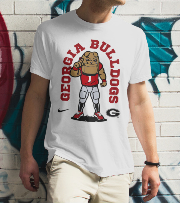 Georgia Bulldogs Mascot Athletic Bulldog T-Shirt
