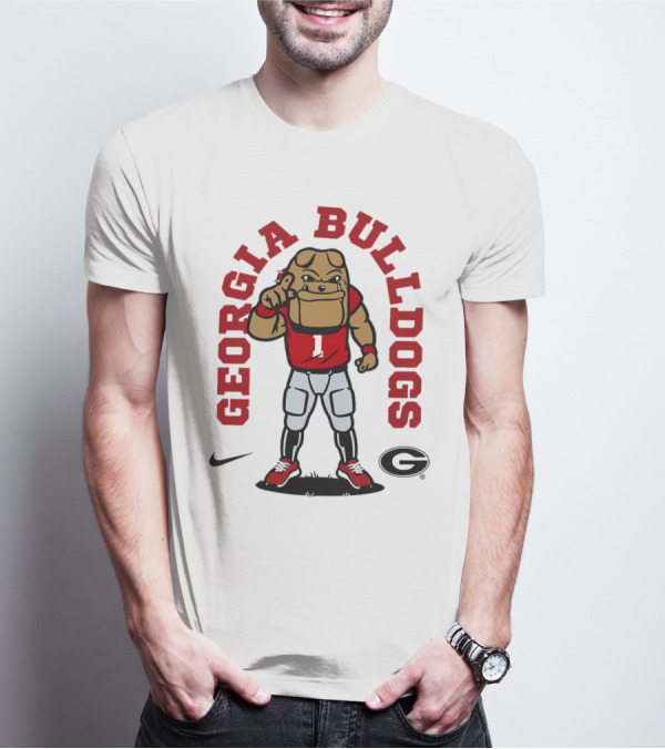 Georgia Bulldogs Mascot Athletic Bulldog T-Shirt