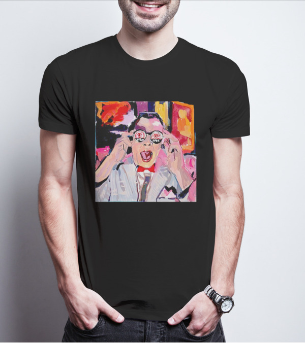 Pee Wee Herman 80s Jambi Playhouse Retro Glasses T-Shirt