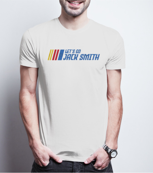 LET'S GO JACK SMITH NASCAR Stripes T-Shirt