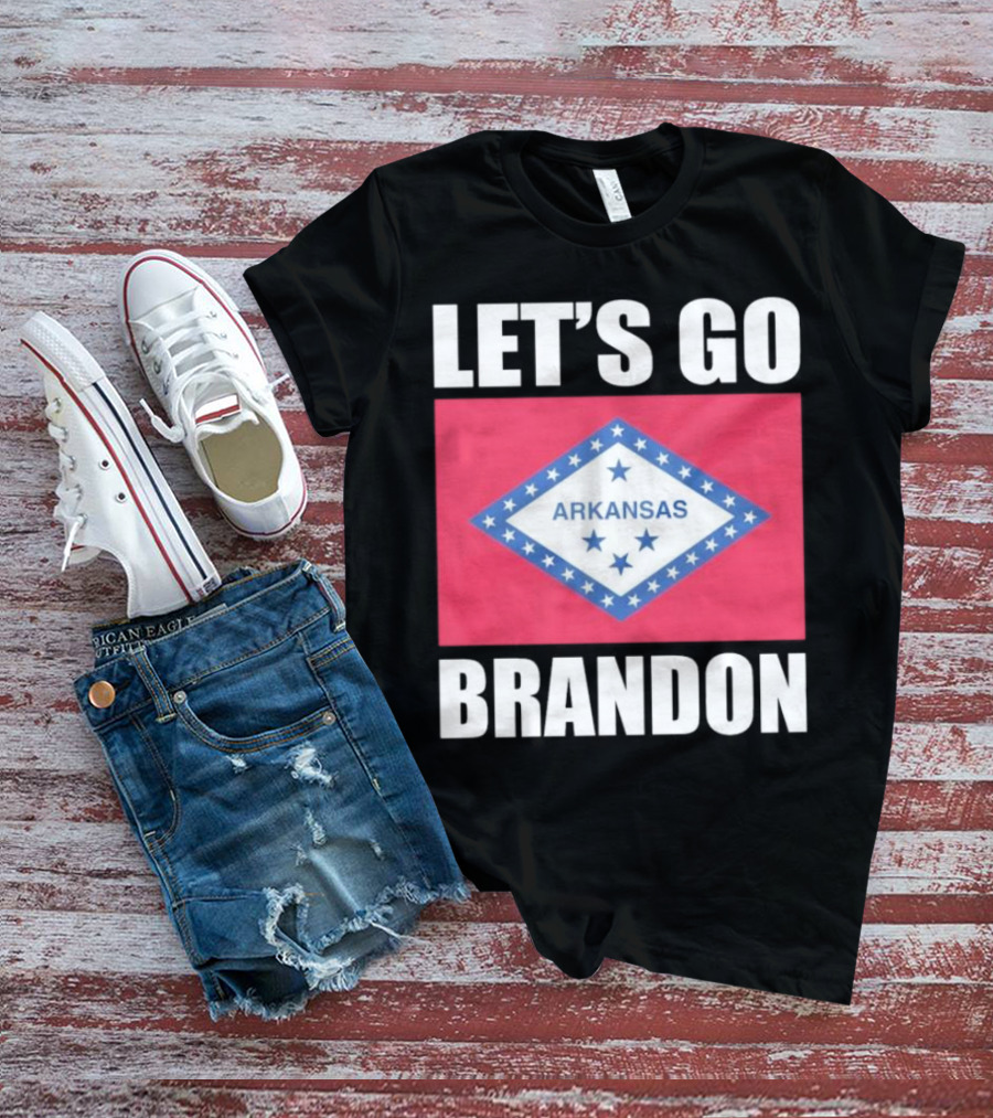 LET'S GO BRANDON ARKANSAS FLAG T-Shirt