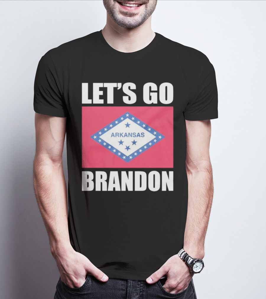 LET'S GO BRANDON ARKANSAS FLAG T-Shirt