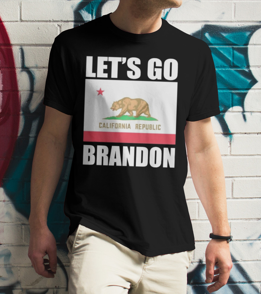 LET’S GO BRANDON CALIFORNIA REPUBLIC FLAG T-Shirt