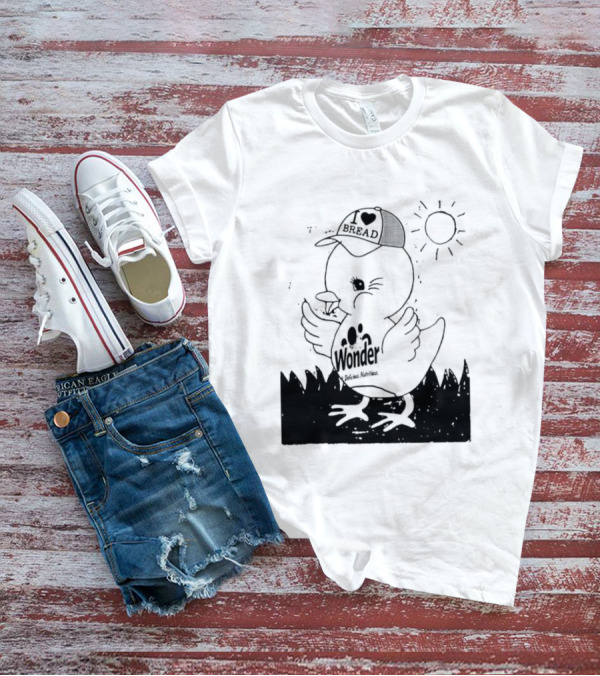 Wonder Bread Duck I Love Bread Hat T-Shirt
