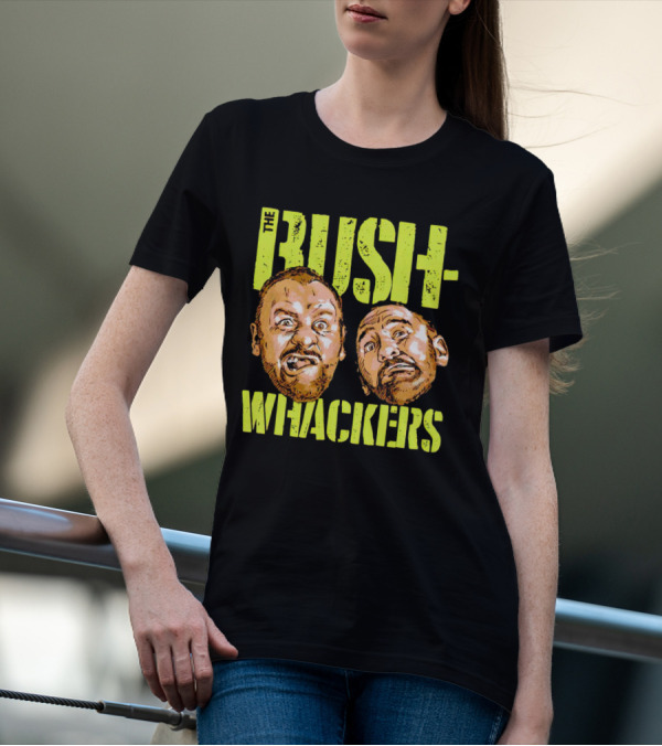 The Bushwhackers Wrestling Legends Bold Retro Faces T-Shirt