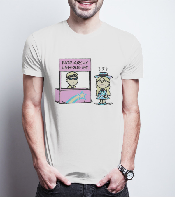 Patriarchy Lessons 5¢ Barbie Peanuts T-Shirt