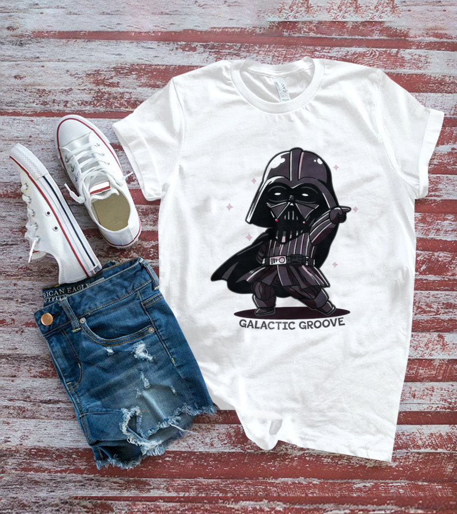 Galactic Groove Dancing Vader Disco Star Wars T-Shirt