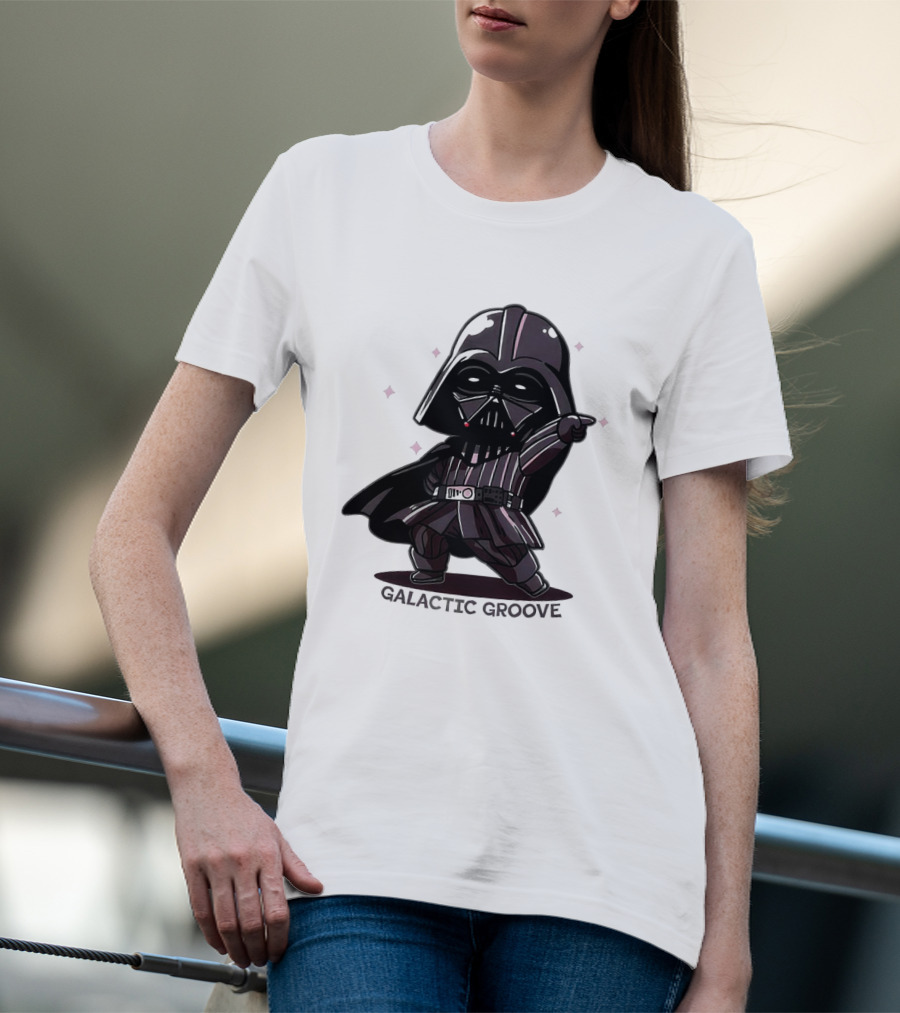 Galactic Groove Dancing Vader Disco Star Wars T-Shirt