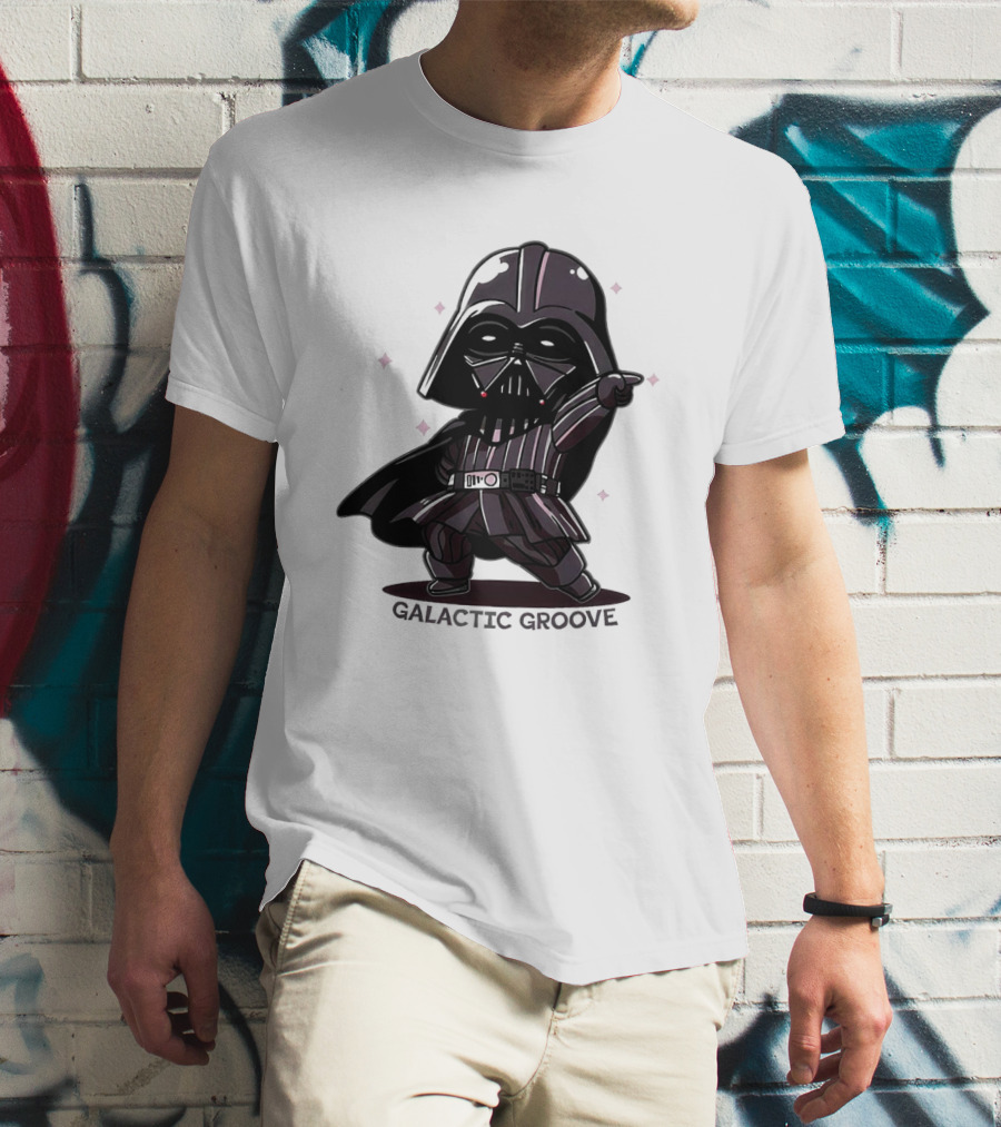 Galactic Groove Dancing Vader Disco Star Wars T-Shirt