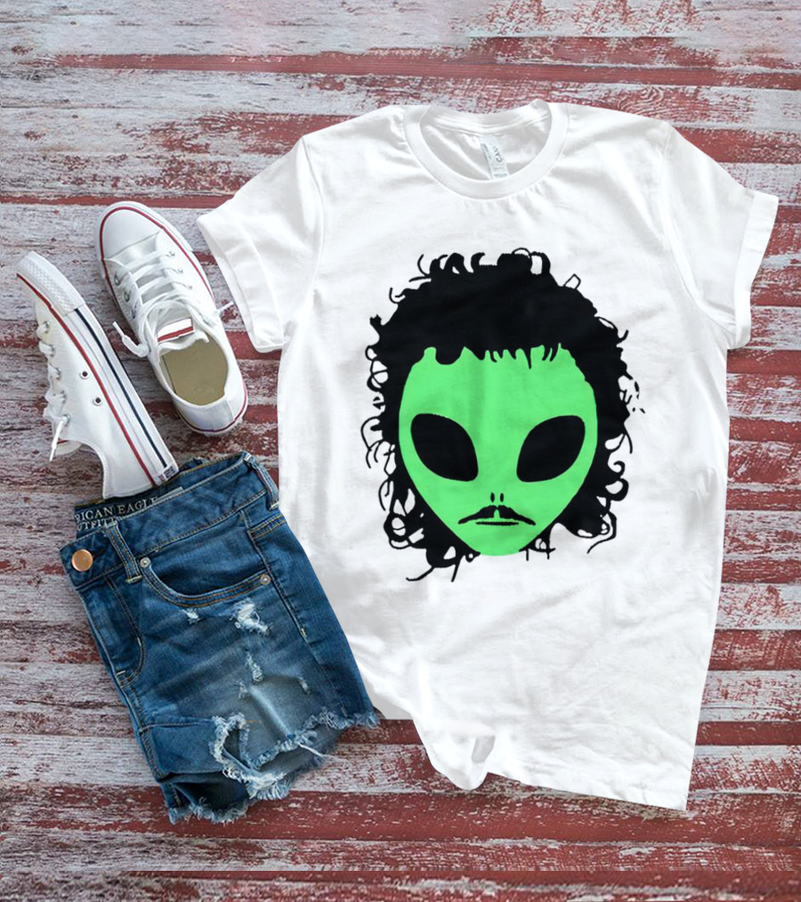 Kurtis Conner Eh Alien Green Face Black Hair T-Shirt