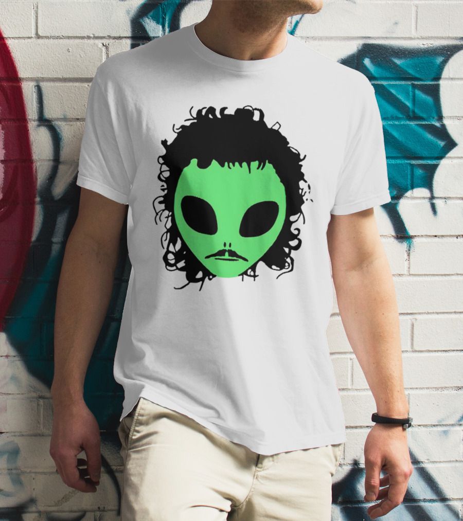 Kurtis Conner Eh Alien Green Face Black Hair T-Shirt