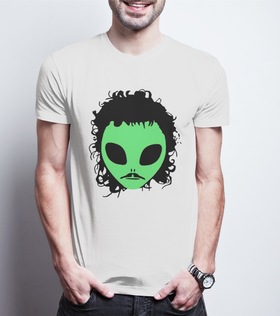 Kurtis Conner Eh Alien Green Face Black Hair T-Shirt