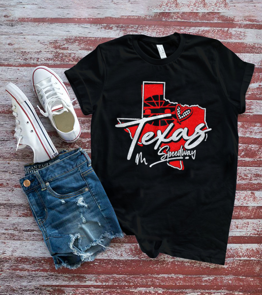 Texas Speedway Love Racing Heart T-Shirt
