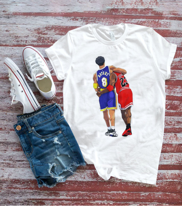 Kobe Bryant Michael Jordan Forever 8 23 Lakers Bulls T-Shirt