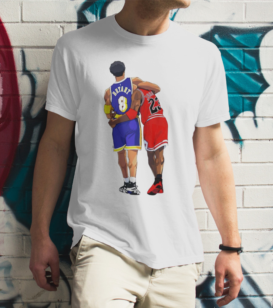Kobe Bryant Michael Jordan Forever 8 23 Lakers Bulls T-Shirt