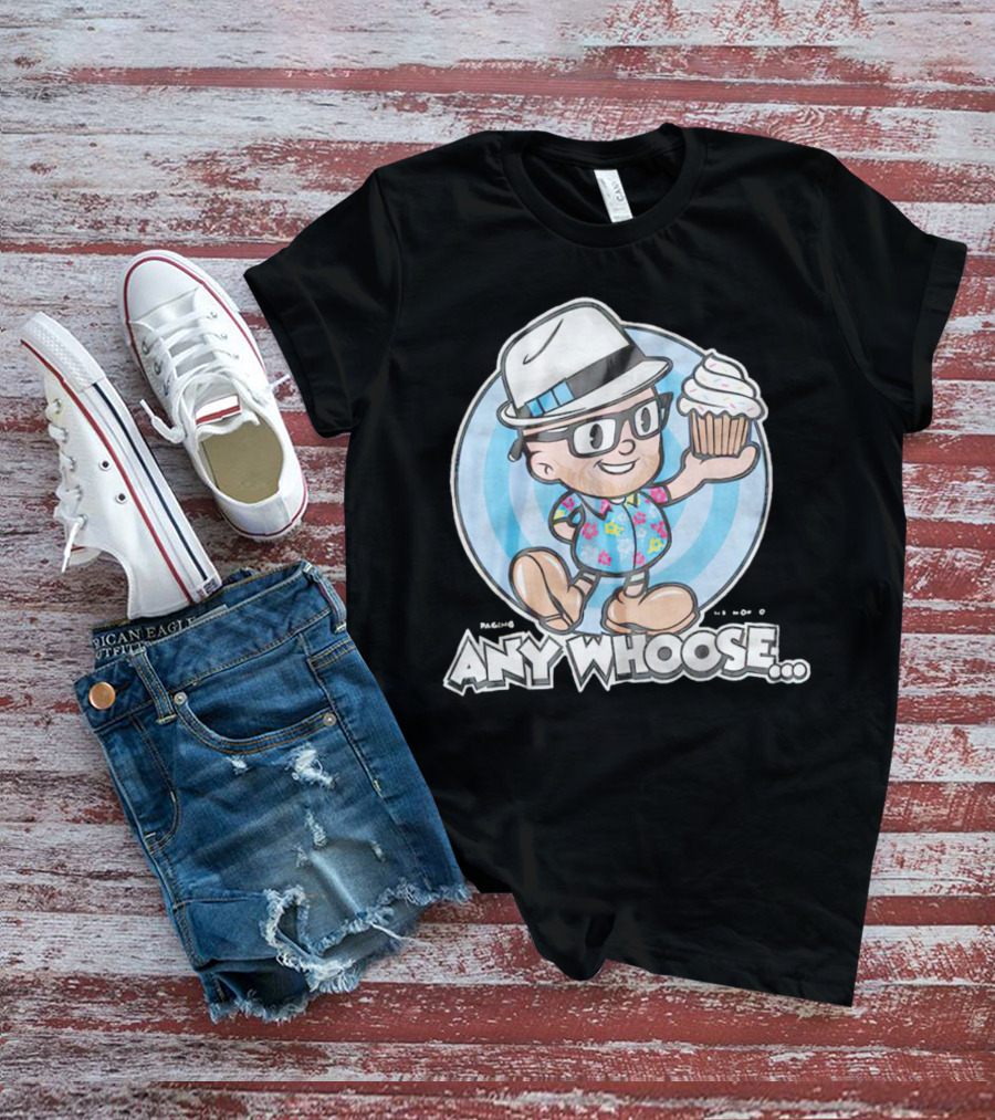 Paging Mr Morrow Any Whoose Cupcake Quirky Cartoon T-Shirt