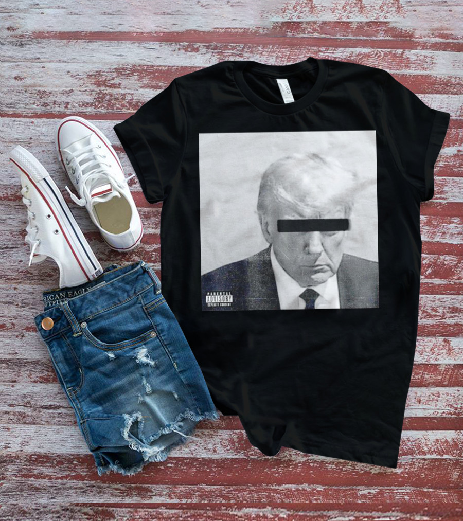 Parental Advisory Explicit Content Black Bar Over Eyes T-Shirt