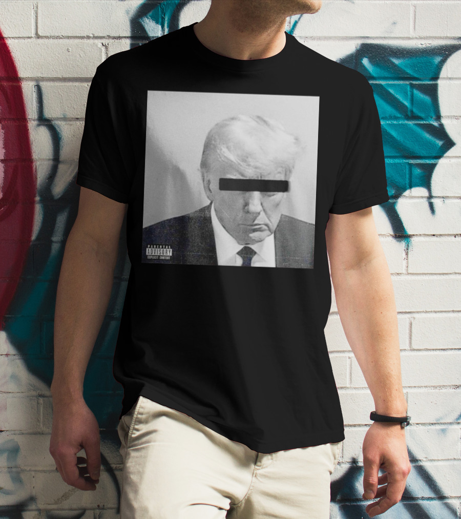 Parental Advisory Explicit Content Black Bar Over Eyes T-Shirt
