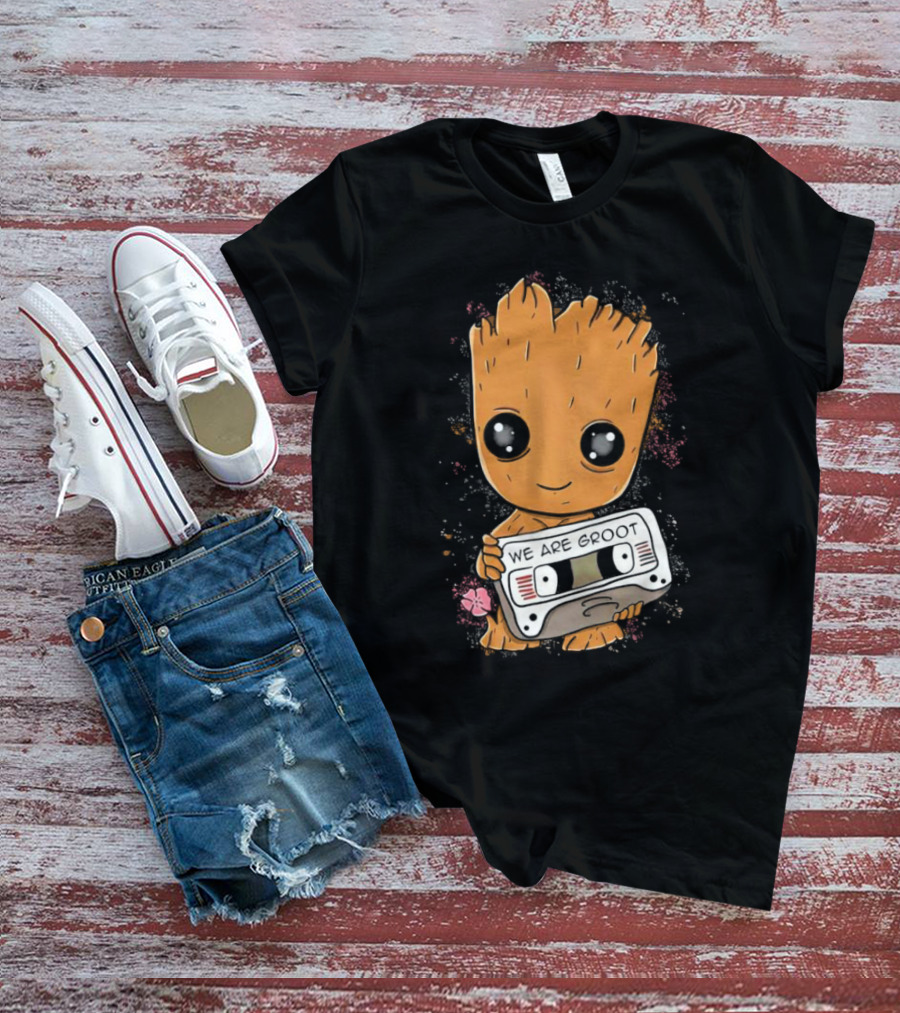 Cute We Are Groot Cassette Adorable T-Shirt