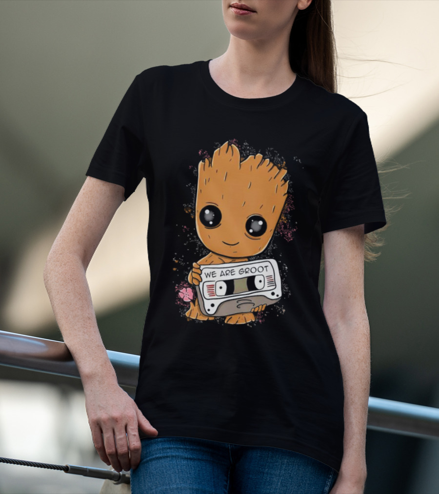 Cute We Are Groot Cassette Adorable T-Shirt