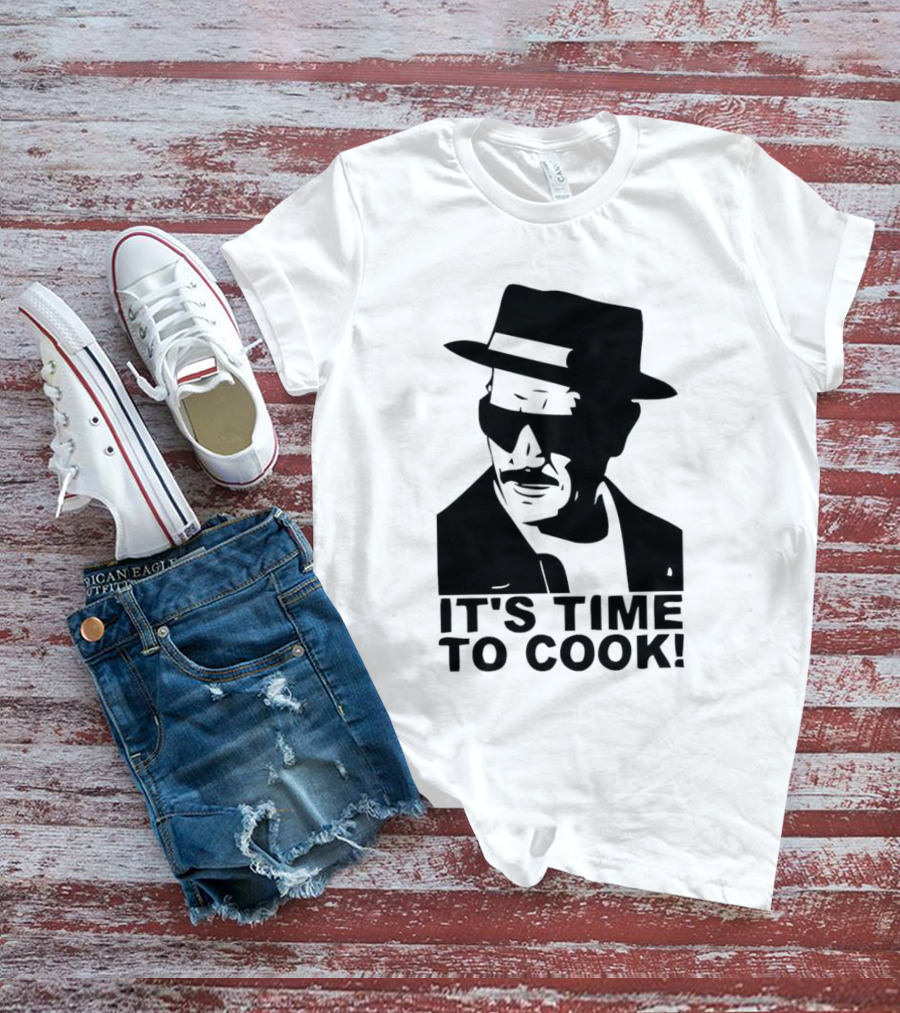 It's Time To Cook Heisenberg Silhouette Breaking Bad T-Shirt