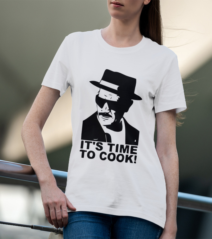 It's Time To Cook Heisenberg Silhouette Breaking Bad T-Shirt