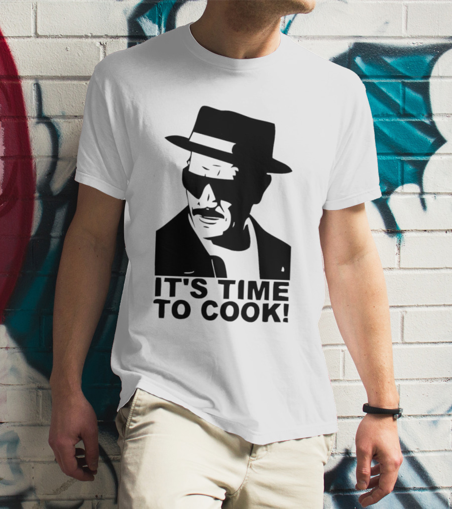 It's Time To Cook Heisenberg Silhouette Breaking Bad T-Shirt