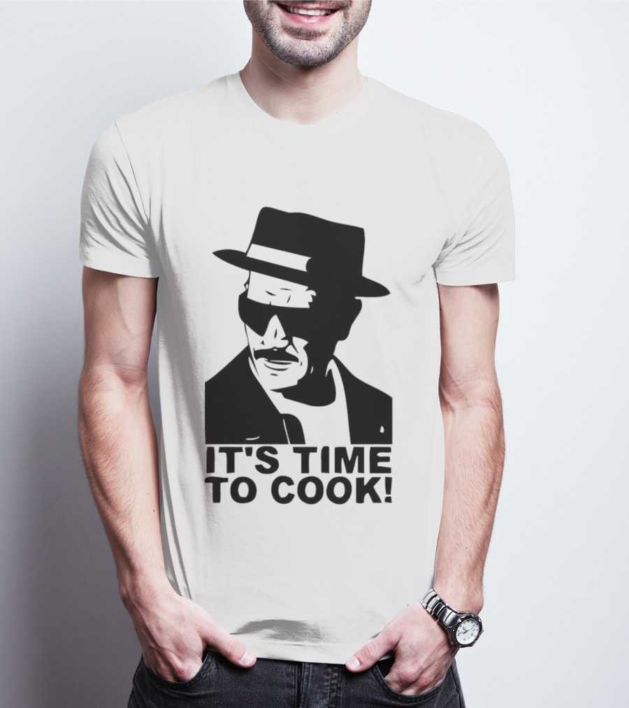 It's Time To Cook Heisenberg Silhouette Breaking Bad T-Shirt