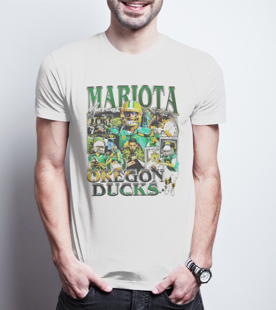 Mariota Oregon Ducks Football Legend T-Shirt