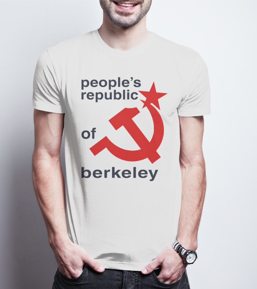 People's Republic Of Berkeley Communist Hammer And Sickle T-Shirt