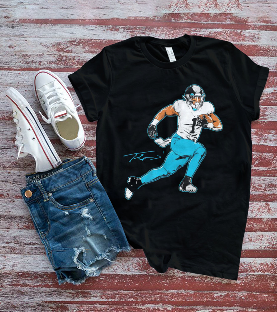 Travis Etienne Jacksonville Jaguars Signature Pose T-Shirt