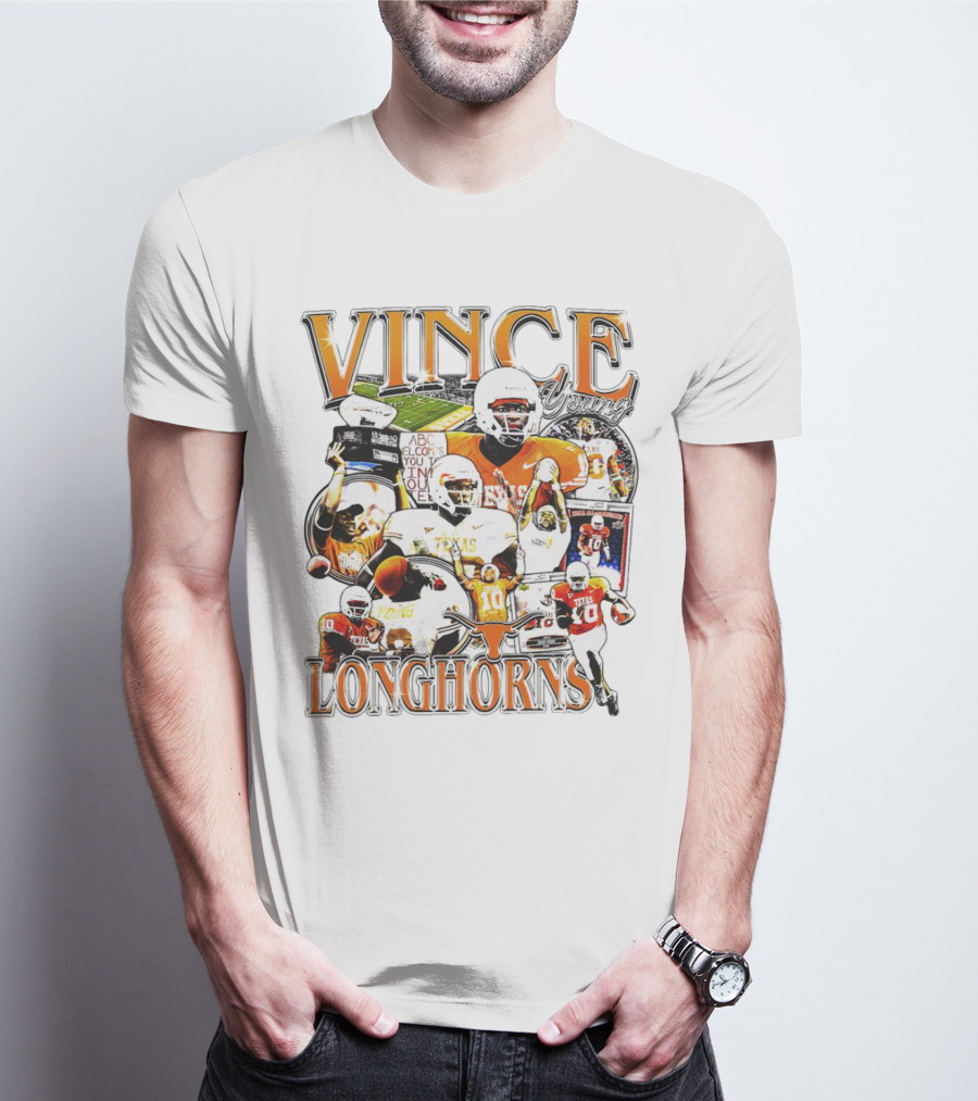 Vince Young Texas Longhorns Football Legends T-Shirt