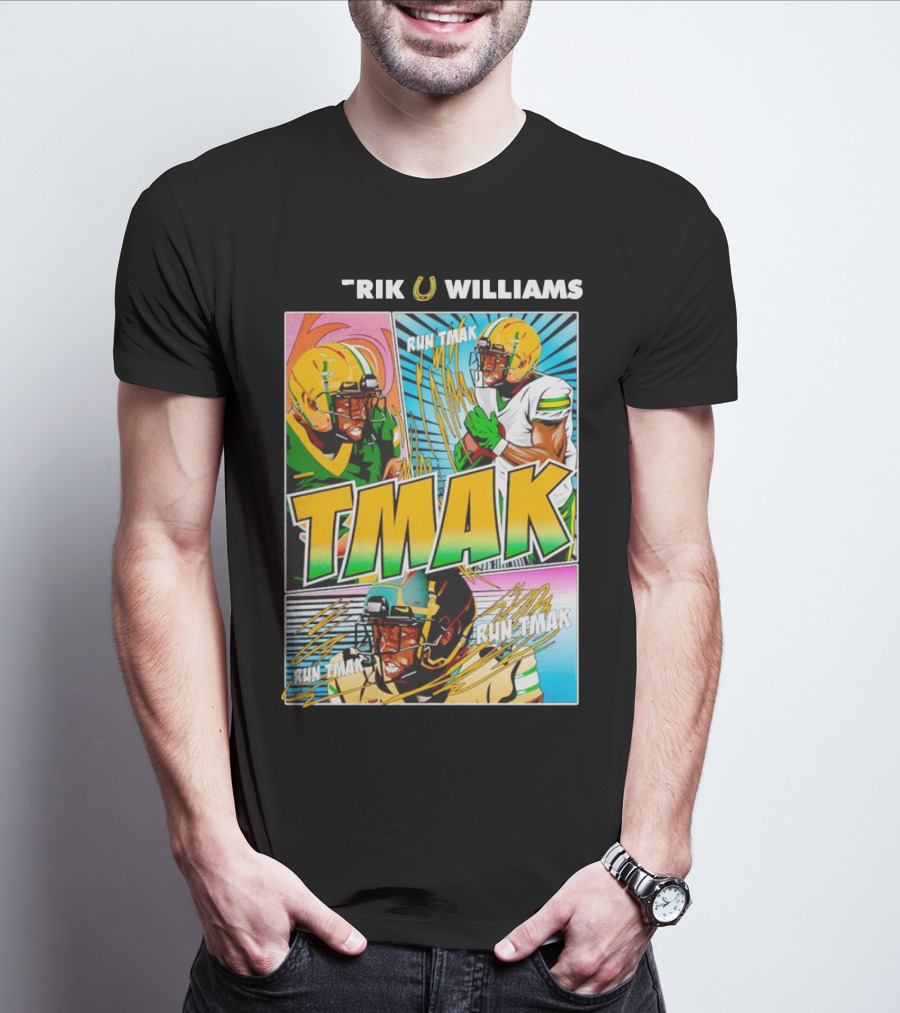 Tamerik Williams TMak Run Tmak North Dakota State Bison Football Comic T-Shirt