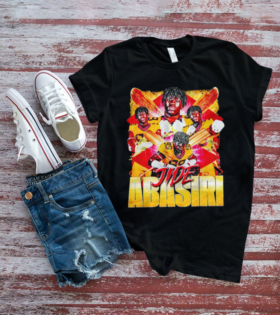 Jide Abasiri Minnesota Golden Gophers Vintage Football Collage T-Shirt