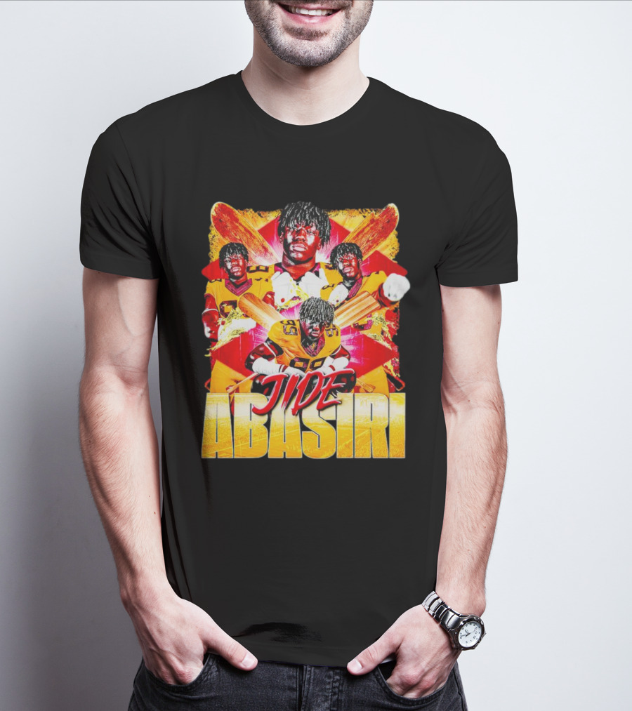 Jide Abasiri Minnesota Golden Gophers Vintage Football Collage T-Shirt