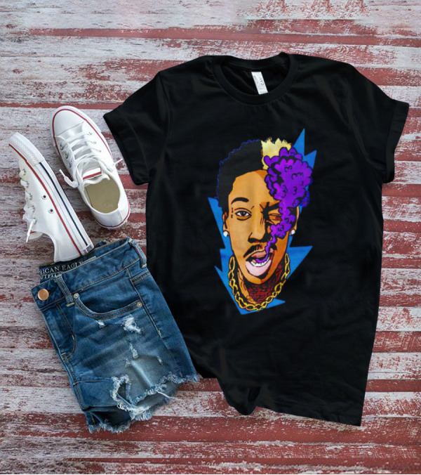 Wiz Khalifa Smoking Purple Cloud T-Shirt