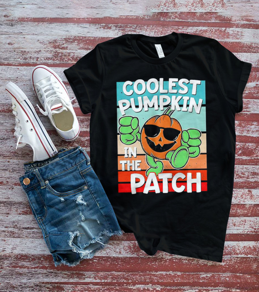 Coolest Pumpkin In The Patch Halloween T-Shirt