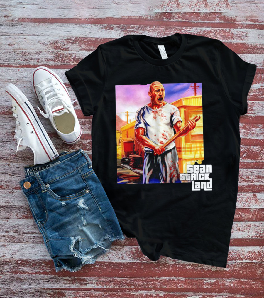 Sean Strickland Full Violence Five Star Bloodied T-Shirt