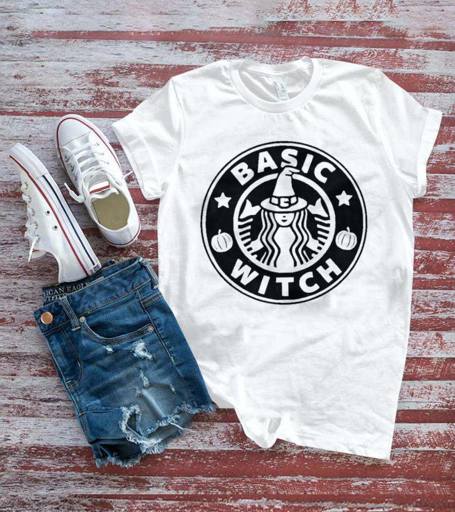 Basic Witch Starbucks Halloween T-Shirt