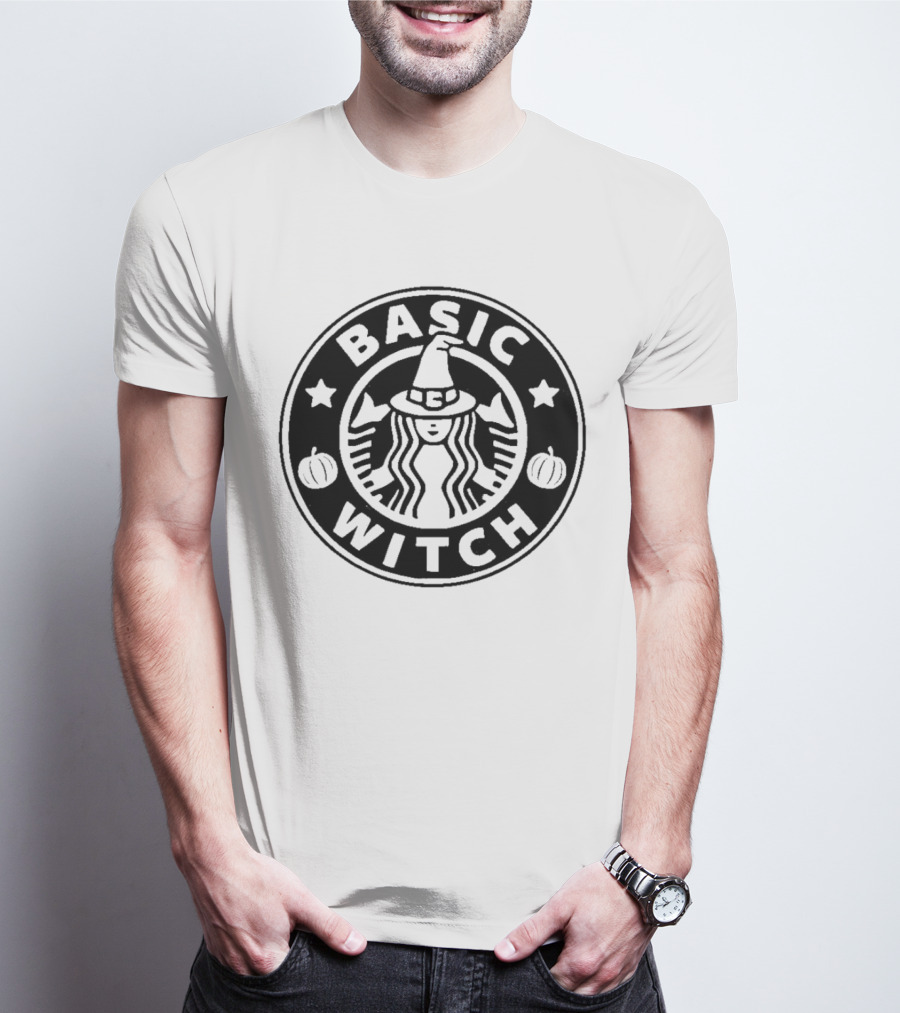 Basic Witch Starbucks Halloween T-Shirt