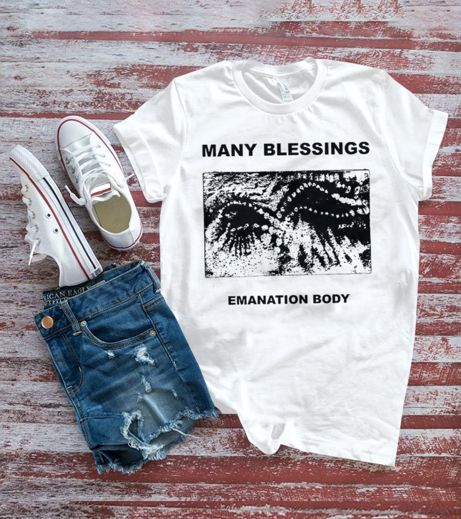 Many Blessings Emanation Body Textural Abstract T-Shirt