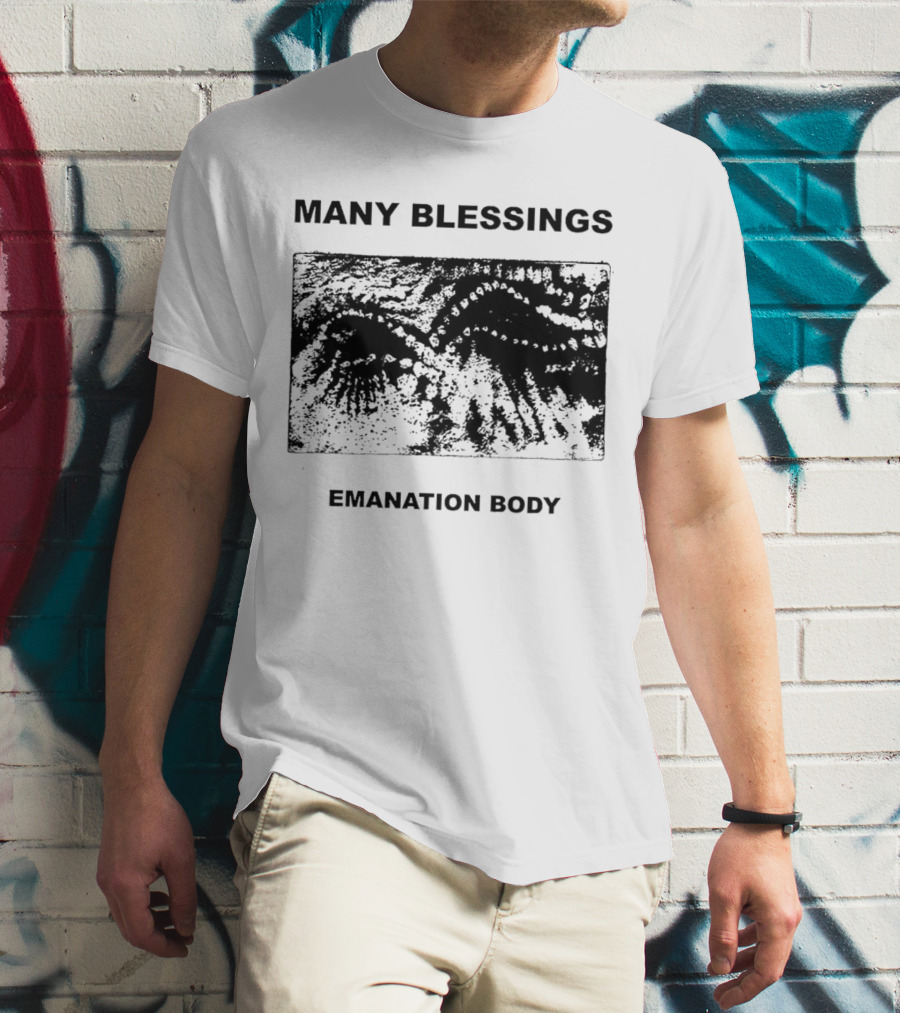 Many Blessings Emanation Body Textural Abstract T-Shirt