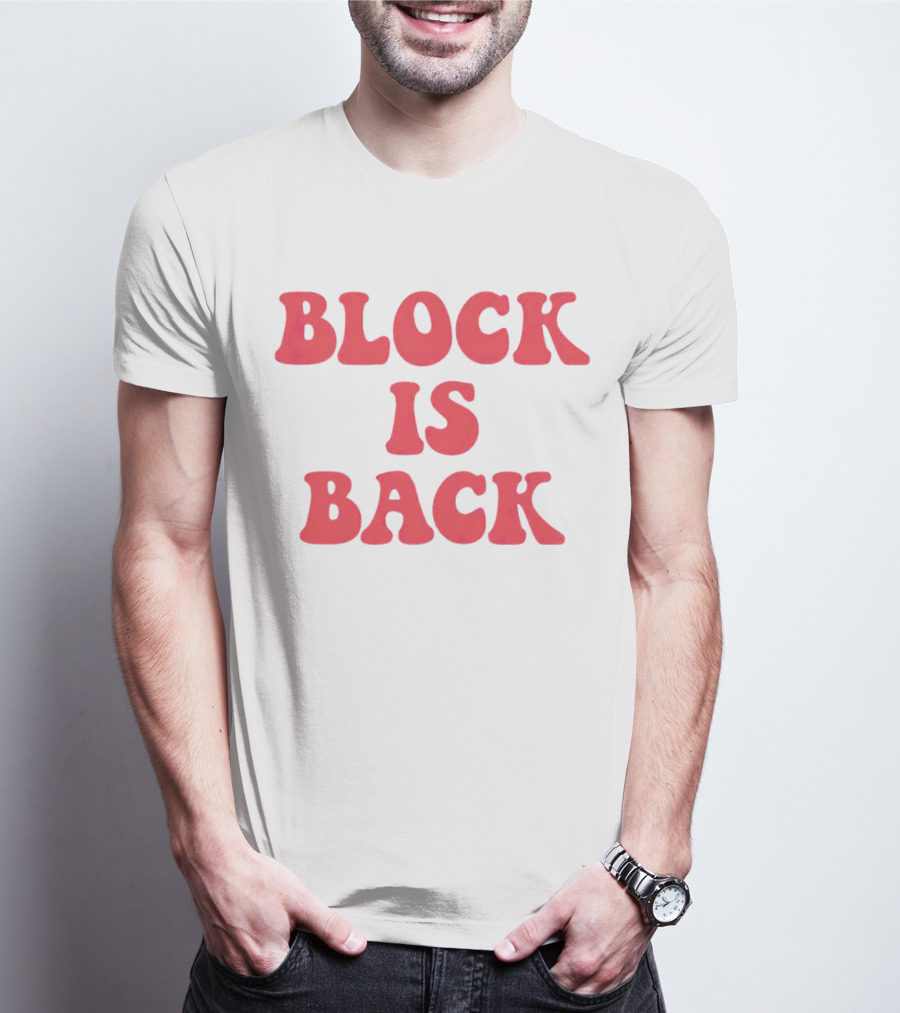 Block Is Back Oklahoma State Cowboys T-Shirt