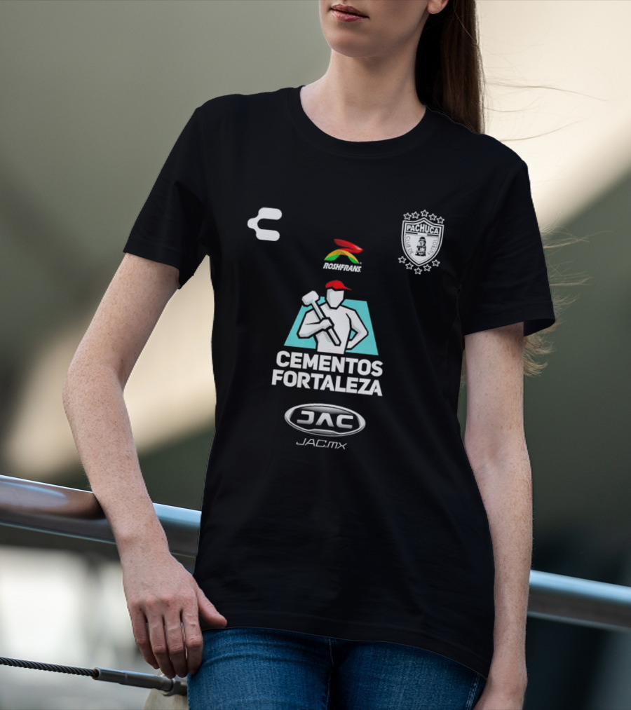 Cementos Fortaleza Roshfrans Pachuca JAC Charly Replica Away T-Shirt