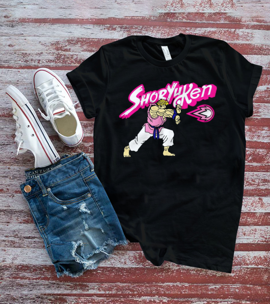 Shoryuken Ken Masters Ken Carson Retro Fighter Action T-Shirt