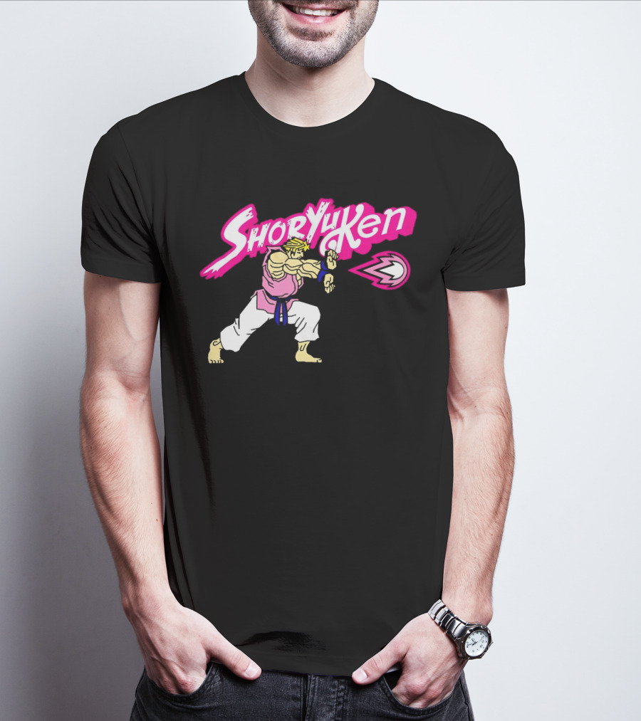 Shoryuken Ken Masters Ken Carson Retro Fighter Action T-Shirt