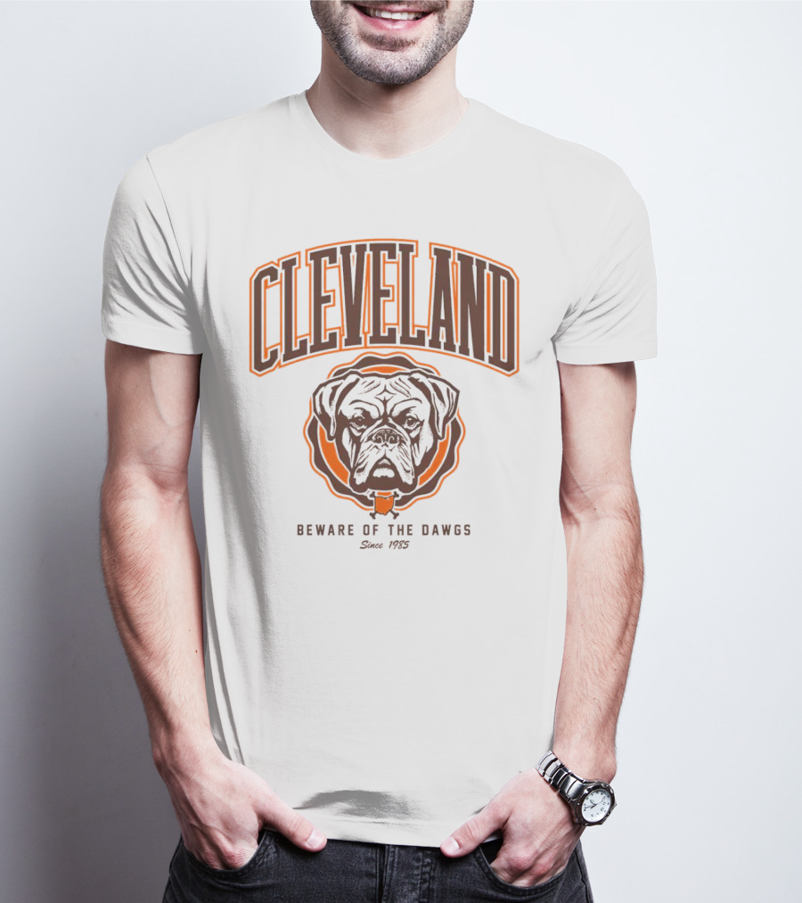 Cleveland Beware Of The Dawgs Since 1985 T-Shirt