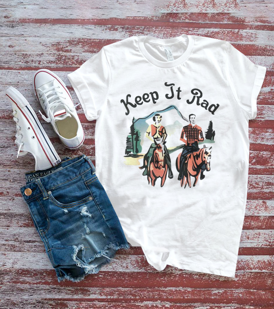 Keep It Rad Cowboy Riders T-Shirt