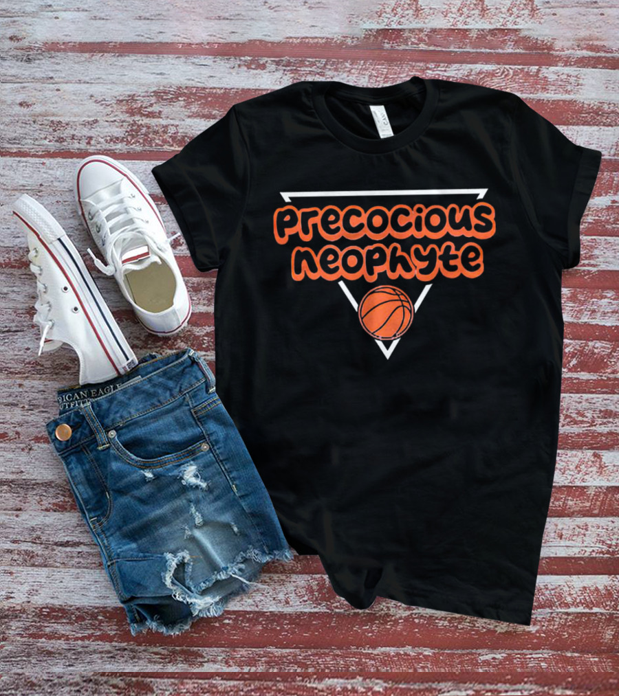 Precocious Neophyte Basketball Triangle Emblem T-Shirt