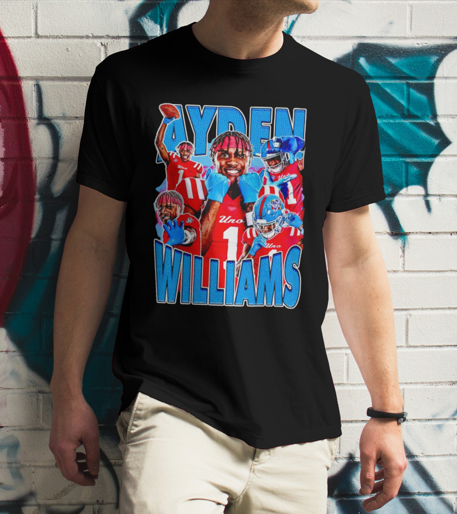 Ayden Williams Uno 1 Ole Miss Rebels Football Vintage T-Shirt